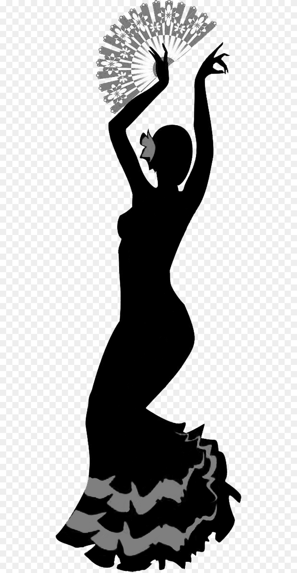 Flamenco Dance Silhouette Flamenco Dancer Silhouette, Leisure Activities, Dance Pose, Dancing, Person Free Png