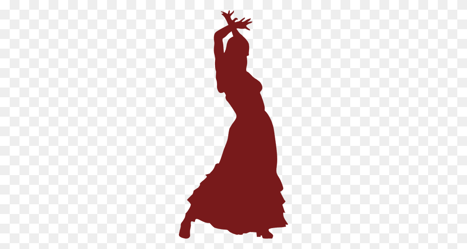 Flamenco Dancer Woman Hands Up Silhouette, Dance Pose, Dancing, Leisure Activities, Person Png