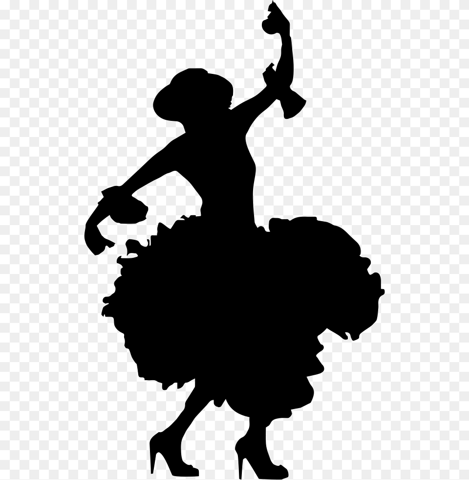 Flamenco Shoe Stock Photography Dance Royalty Art Performance Siluet, Dancing, Leisure Activities, Person, Silhouette Free Png Download