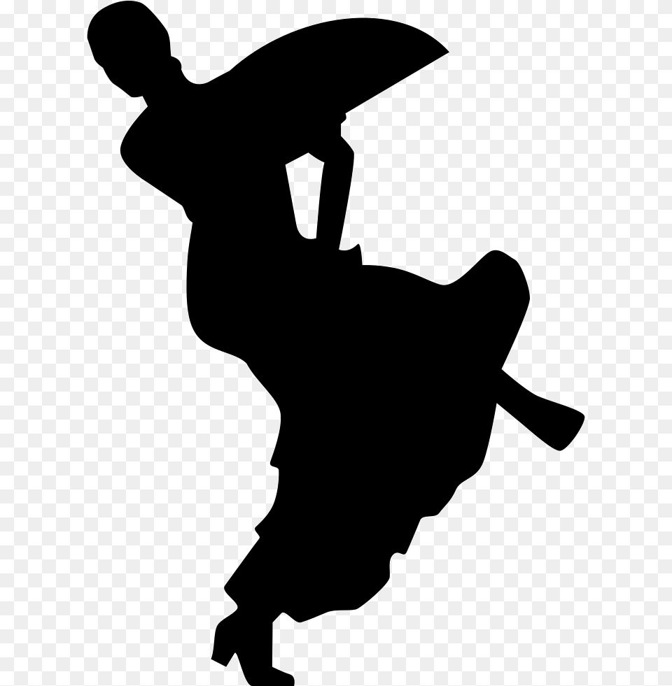 Flamenco Woman Dancer Silhouette Flamenco Women Monochrome, People, Person, Stencil Png