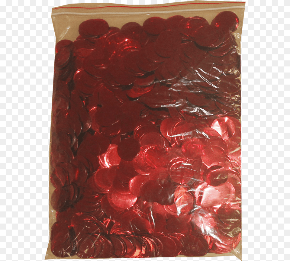 Flameproof Colorfast Metallic Confetti Red Pillow, Aluminium Free Transparent Png