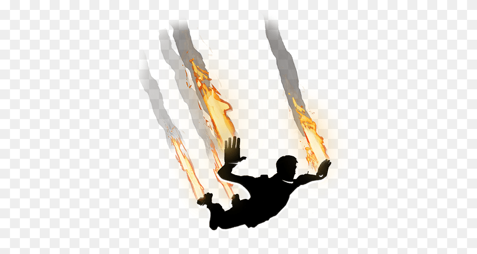 Flames, Graphics, Art, Person, Man Png Image