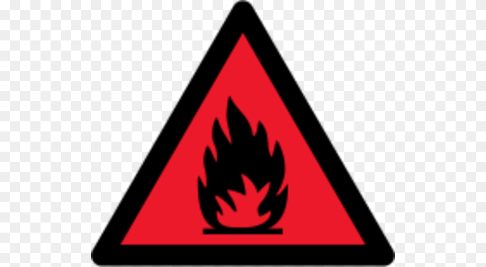 Flames Clipart Caution Fire Warning Sign, Triangle, Symbol, Dynamite, Weapon Free Png Download