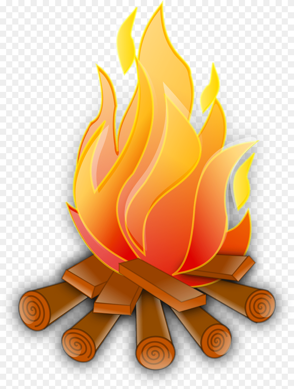 Flames Clipart Fire Clipart Of Fire, Flame, Bonfire Free Png Download