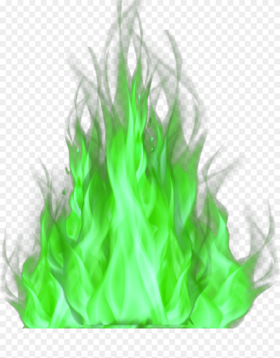Flames Fire Fireandflames Greenfire Green Flame, Person Free Png Download