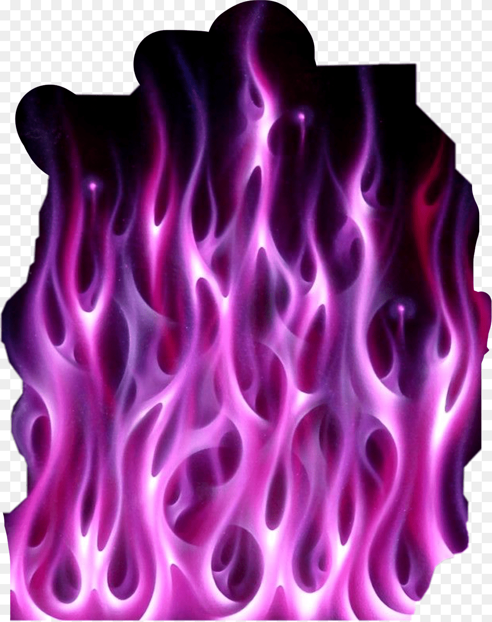 Flames Fireandflames Pink Pinkflames Freetoedit Violet Flames, Purple, Fire, Flame, Pattern Png Image