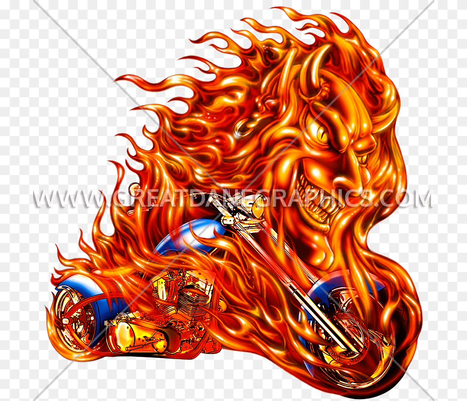 Flames Motorcycle, Musical Instrument Png