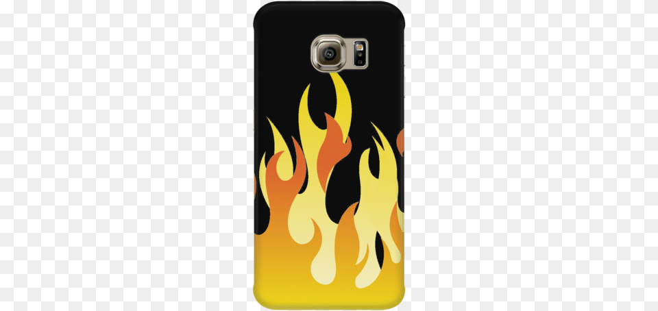 Flames Phone Case Trained To Serve Jesus At Set Galaxy S6 Edge, Fire, Flame, Electronics Png Image