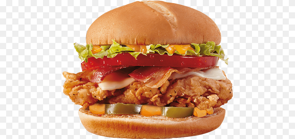 Flamethrower Crispy Chicken Burger Chicken Burger Wuth Beef, Food Free Png