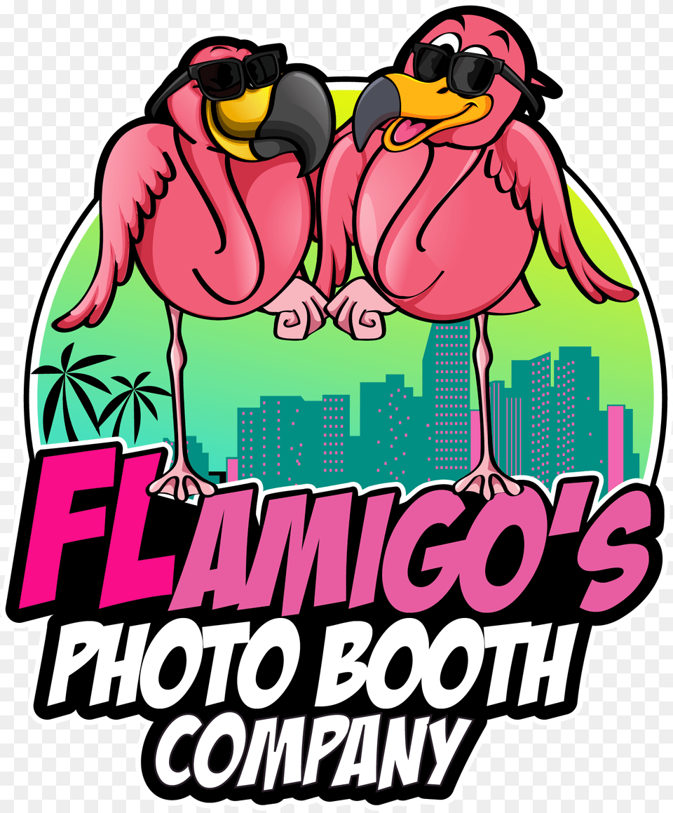 Flamigos Photo Booth Illustration, Advertisement, Poster, Baby, Person Png