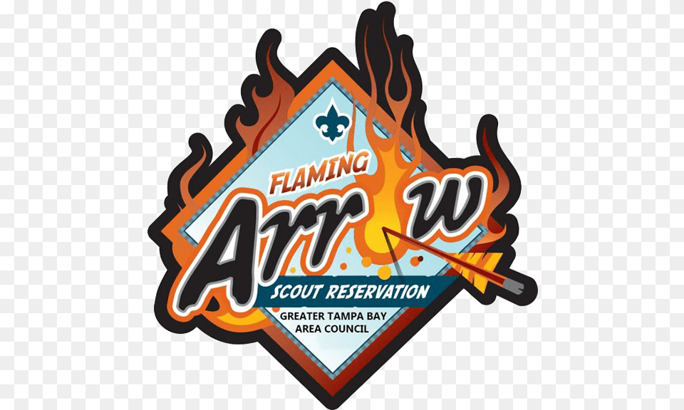 Flaming Arrow Logo Flaming Arrow Scout Camp, Advertisement, Poster Png Image