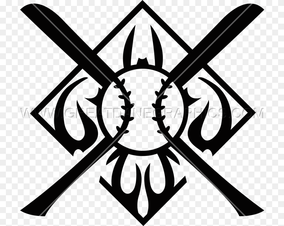 Flaming Baseball Picture Black And White Black And Flaming Baseball Svg, Bow, Weapon, Emblem, Symbol Free Png
