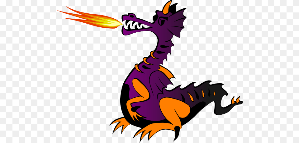 Flaming Dragon Cliparts Free Png Download