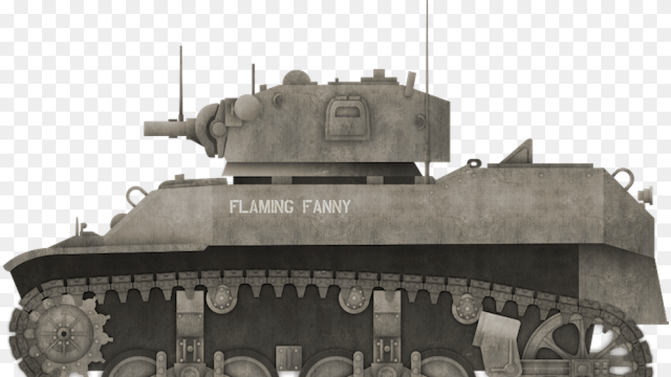 Flaming Fanny, Weapon, Vehicle, Transportation, Tank Free Transparent Png