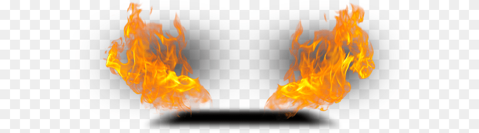 Flaming Fire Arts Side Flames, Flame, Bonfire Png Image