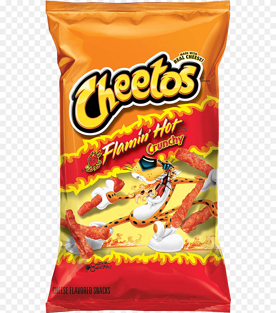 Flaming Hot Cheetos Flamin Hot Cheetos, Food, Snack, Sweets Png Image