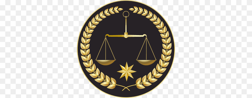 Flaming Justice Wall Clock, Gold, Chandelier, Lamp, Scale Png Image