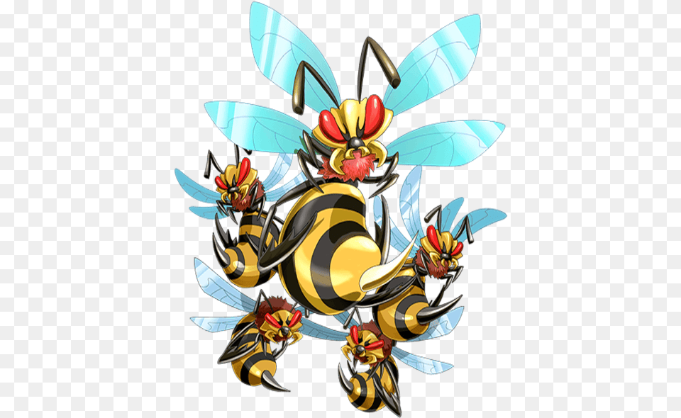 Flaming Killer Bee Transparent Illustration, Animal, Apidae, Bumblebee, Insect Free Png Download