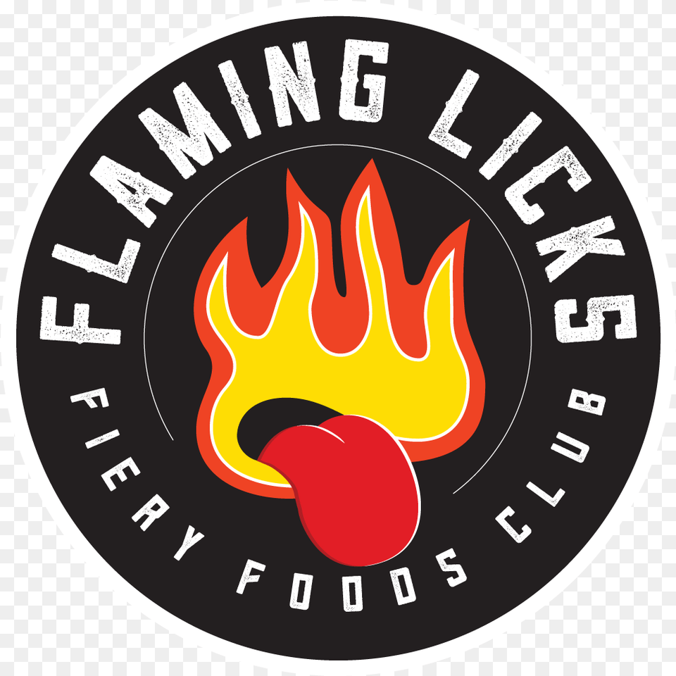 Flaming Licks Fiery Foods Club Aprendizaje Humano, Logo, Fire, Flame, Emblem Free Png Download
