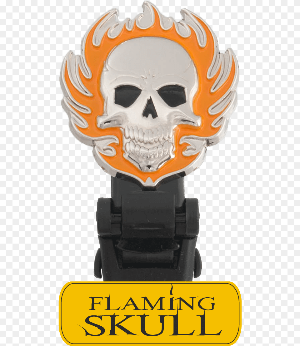 Flaming Skull Clip Orange, Face, Head, Person, Logo Free Png