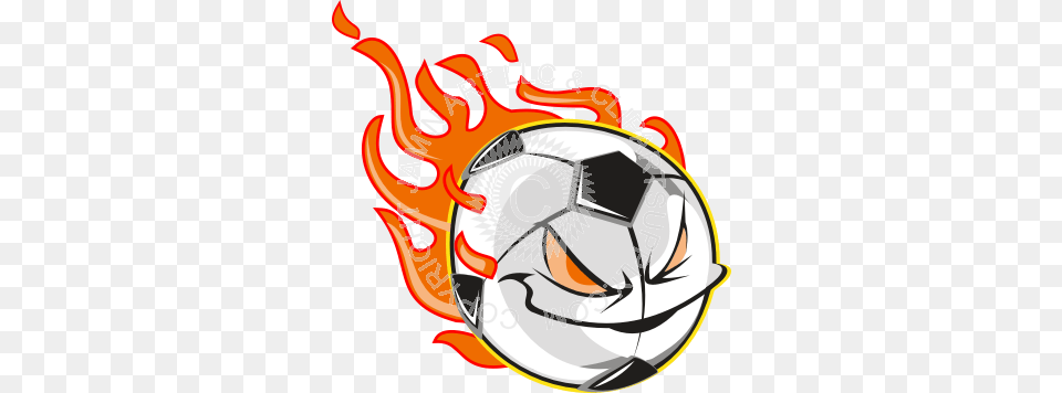 Flaming Soccer Ball, Football, Soccer Ball, Sport, Food Free Png Download