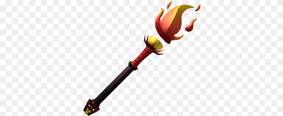 Flaming Staff Of The Nefarious Red Wizard Roblox, Sword, Weapon, Light, Mace Club Png