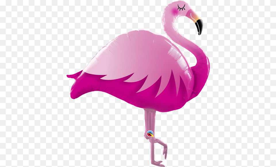 Flamingo Birthday Pink Foil Balloon 18inch Foil Flamingo Balloon, Animal, Bird, Appliance, Blow Dryer Free Transparent Png