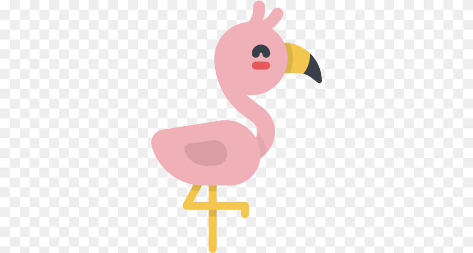 Flamingo Dibujo De Flamencos Animados, Animal, Beak, Bird, Baby Free Png Download