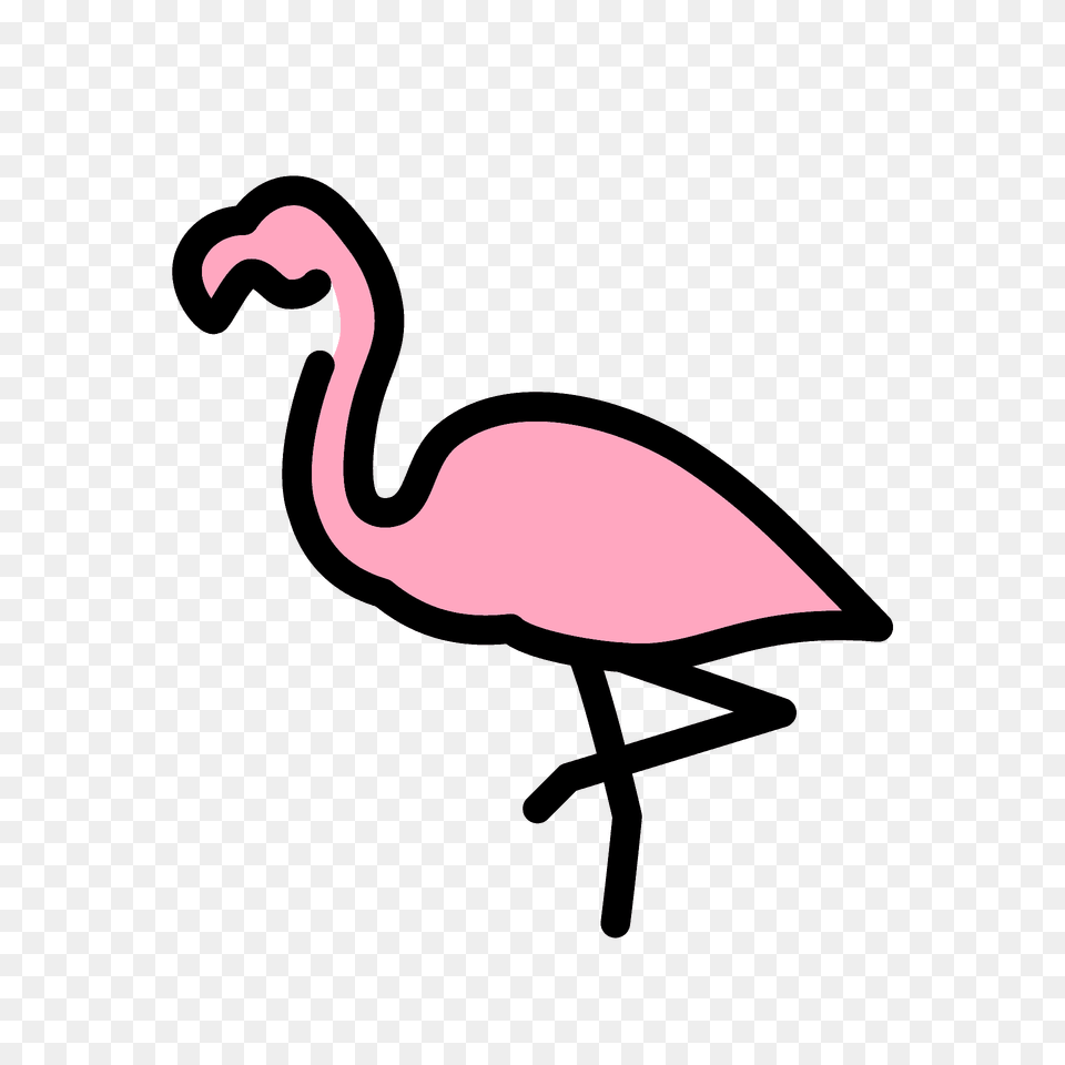 Flamingo Emoji Clipart, Animal, Bird, Smoke Pipe Free Transparent Png