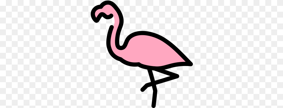 Flamingo Emoji Emoji De Flamenco, Animal, Bird, Beak, Fish Png