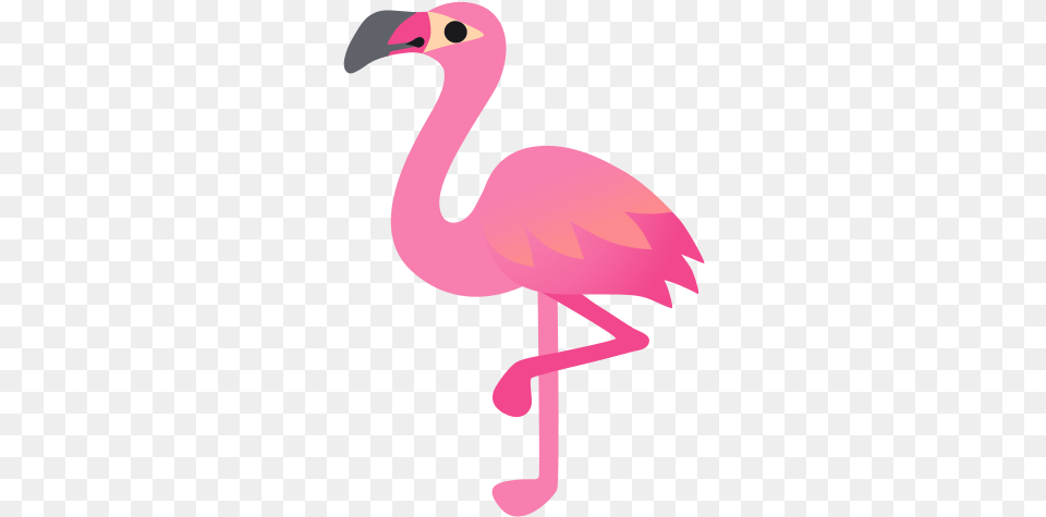 Flamingo Emoji Flamingo Emoji, Animal, Bird, Beak Png Image