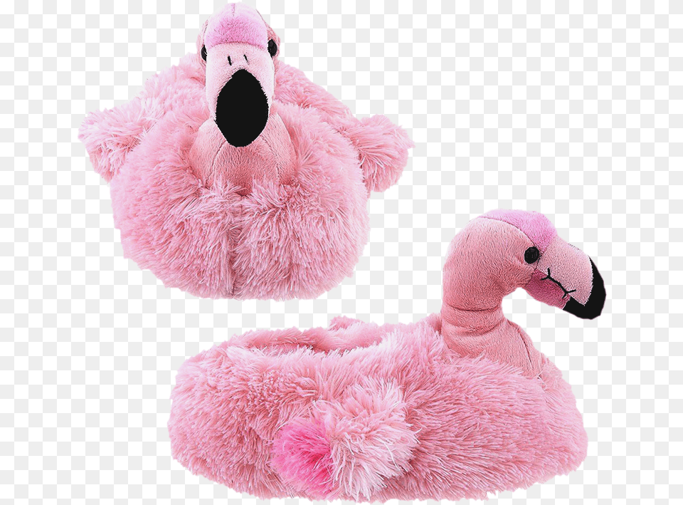 Flamingo Plush Fur, Toy, Animal, Beak, Bird Free Png Download