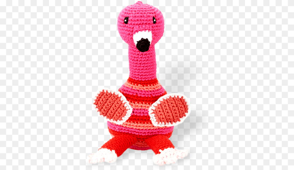 Flamingo Rattle Crochet, Plush, Toy, Animal, Bear Free Png