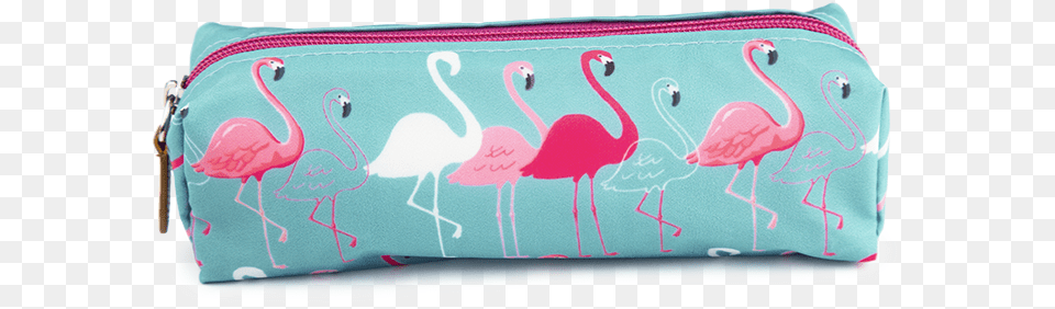 Flamingo Turquoise Go Stationery Clipart Pencil Case Transparent Background, Accessories, Bag, Handbag, Animal Png Image