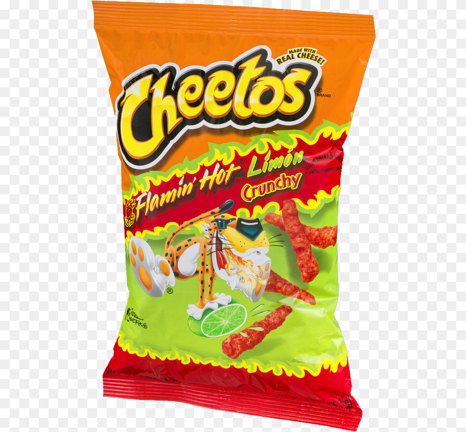 Flaminhotlimon Cheetos Crunchy Flamin Hot Limon Cheese Flavored Snacks, Food, Snack, Sweets, Candy Free Transparent Png