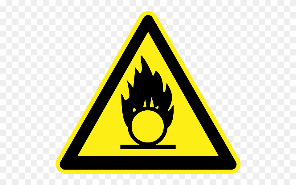 Flammable Hazard Warning Sign, Symbol Free Transparent Png