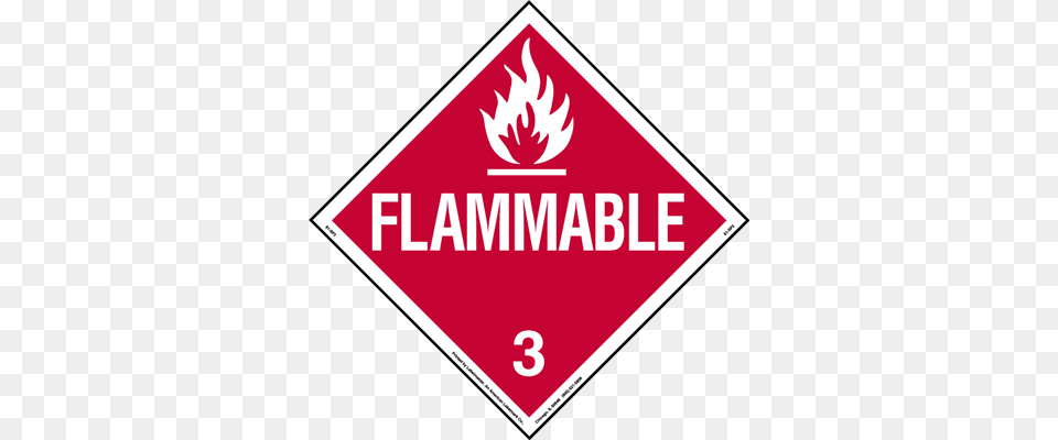 Flammable Liquid Placard Worded Aluminum Sold Individually Class 2 Flammable Gas, Sign, Symbol, Road Sign, Disk Free Png