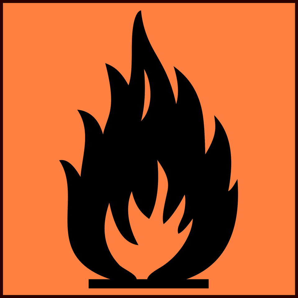 Flammable Symbol Clipart, Logo, Fire Png
