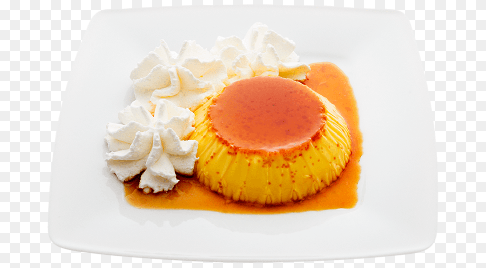 Flan De Huevo Con Nata Baked Alaska, Custard, Food, Food Presentation, Dessert Free Png Download