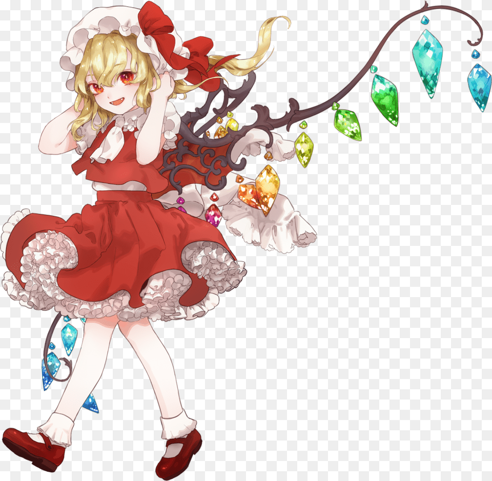 Flandre Scarlet Transparent Background, Book, Publication, Comics, Accessories Png Image