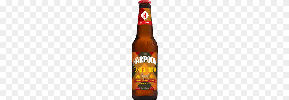 Flannel Friday By Harpoon Brewery Beer Bottle, Alcohol, Beer Bottle, Beverage, Lager Free Png Download