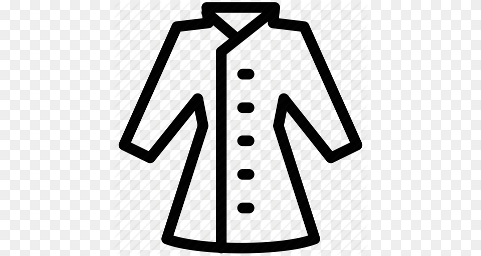 Flannel Night Clothes Nightdress Nightgown Nightshirt Trench Icon, Clothing, Coat, Overcoat Png Image