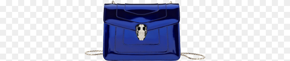 Flap Cover Bag Serpenti Forever In Royal Sapphire Brushed Bulgari, Accessories, Purse, Handbag, First Aid Png