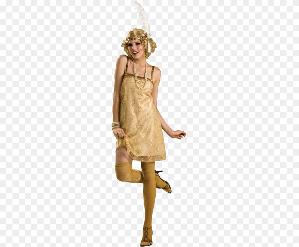 Flapper Girl Costume 28 Easy Flapper Girl Costume, Clothing, Dress, Person, Woman Free Transparent Png