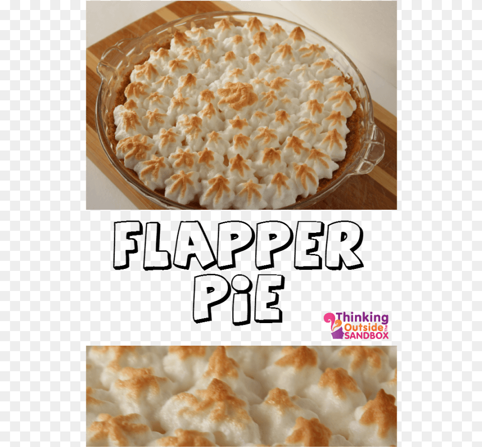 Flapper Pie Recipe Flapper Pie, Food, Meal, Dish, Birthday Cake Png