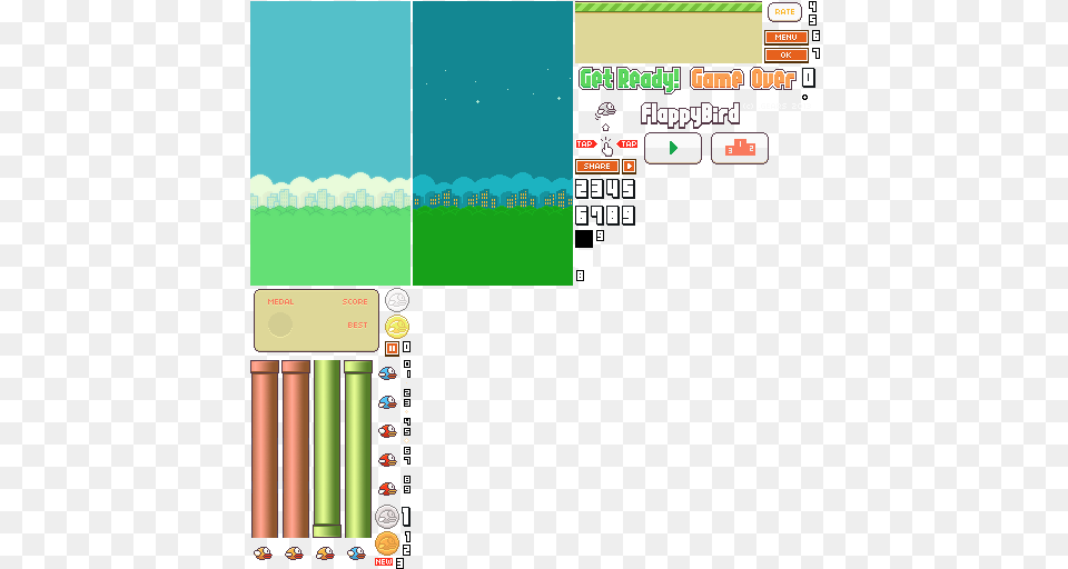 Flappy Bird Background Transparent Flappy Bird Sprite Sheet, Game, Super Mario Free Png