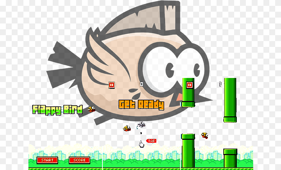 Flappy Bird Clone Create A Flappy Bird Game In Affordable Flappy Bird With No Background, Super Mario Png Image