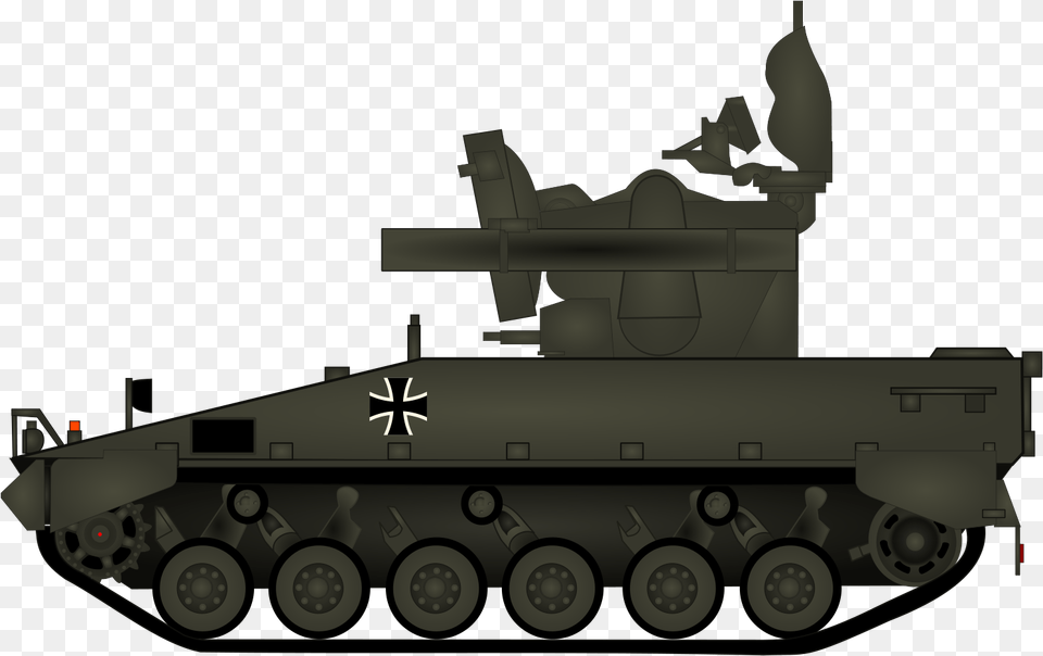 Flarakpz 1 Roland Ii, Armored, Military, Tank, Transportation Free Transparent Png
