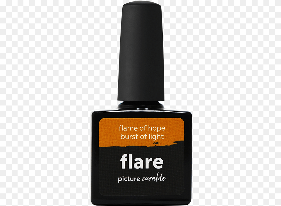 Flare Curable Lacquer Nail Polish, Bottle, Cosmetics, Electronics, Speaker Free Png