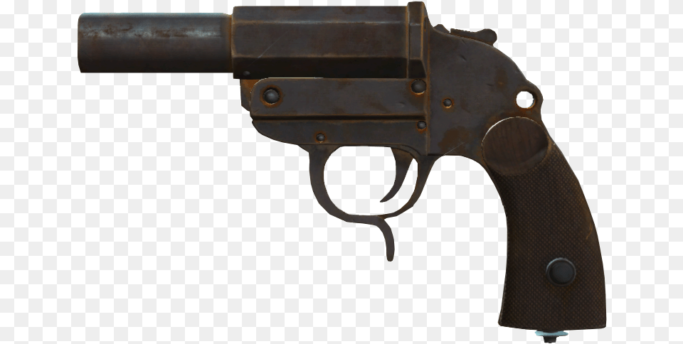 Flare Gun Fallout 4 Flare Gun, Firearm, Handgun, Weapon Free Transparent Png